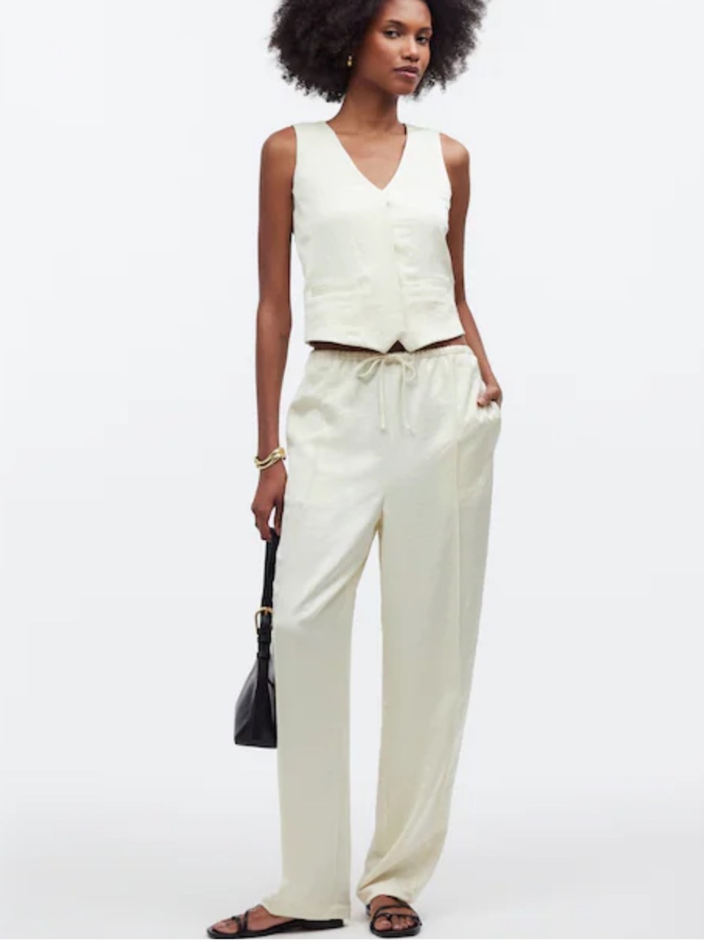 Madewell Button-Front Vest Top
